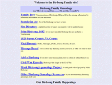 Tablet Screenshot of birdsongfamily.com